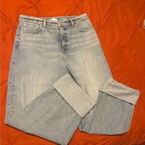 Good American Light Blue Ankle Jeans